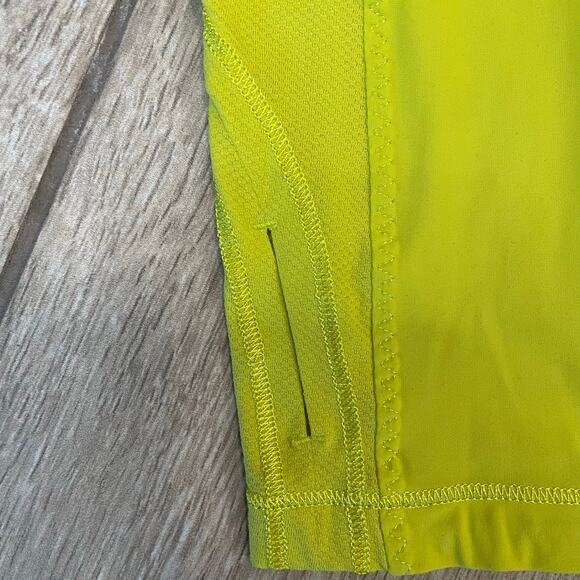 Lululemon Long Sleeve Athletic Shirt Yellow Black Stitching Size 4 Est Excellent - Picture 4 of 6